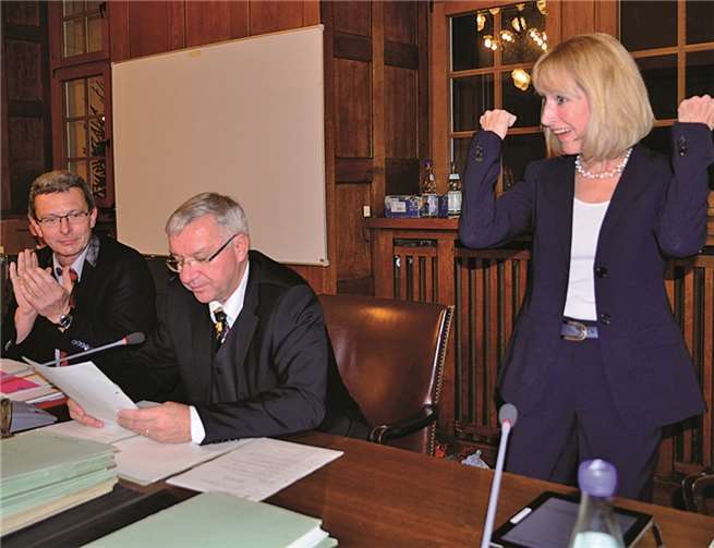 Marie-Theres Hammes-Rosenstein freute sich riesig über das erreichte Wahlergebnis.- HEP -