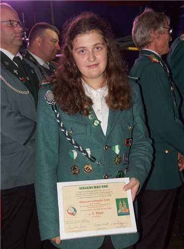 Marie Wittlich erreichte mit der Diözesanmannschaft den fünften Platz.