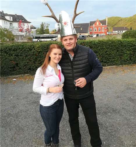 Mariechen Svenja und Manöverkönig Christian Vossemer. Foto: privat