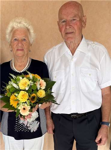 Marietta und Lothar Steffen sind seit 65 Jahren verheiratet.  Foto: VG-Verwaltung Mendig/Stefan Pauly