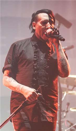 Marilyn Manson am Freitagabend.
