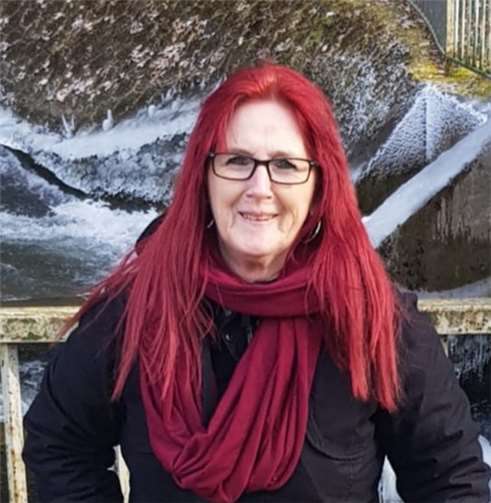 Marion Emmerich-Widmann trägt Zeitungen aus - und dies mit Leidenschaft. Foto: privat