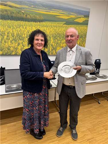 Marion Höfer mit Willibald Görg. Foto: privat