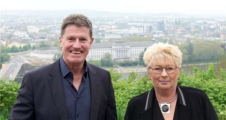 Marion Lipinski-Naumann und Detlev Pilger. Quelle: SPD-Fraktion Koblenz