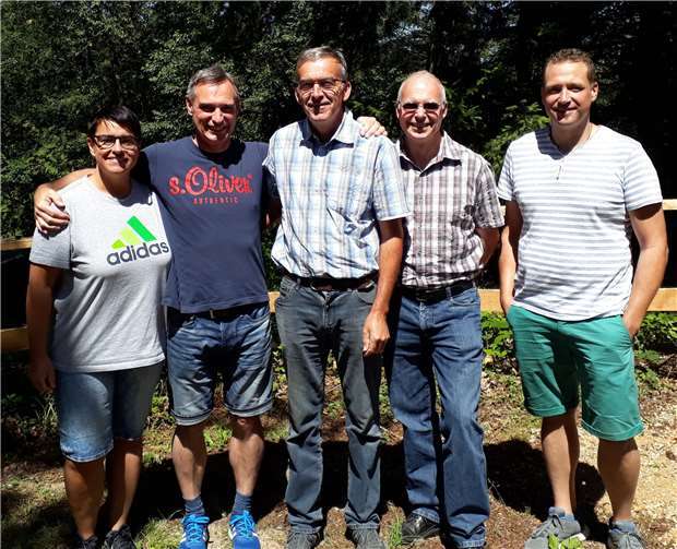 Marion Rohen, Markus Graeff, Stefan Weinand, Heinz Römer, Martin Bungarten überraschten in der Landesliga.privat