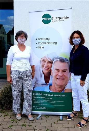 Marion Schreiber und Angela Kurtscheid betreten mit dem Angebot Neuland. Foto: Pflegestützpunkt Neuwied