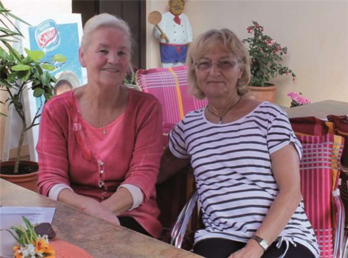 Marion und Maria: Sie verbindet etwas Besonderes.  privat