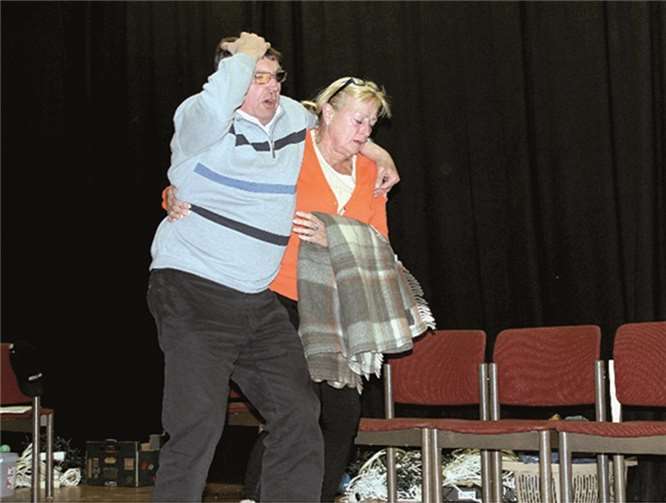 Marion und der leidgeprüfte Herrmann.