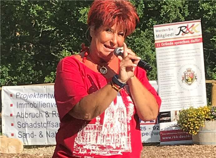 Marita Köllner war eins der Highlights des Tages.