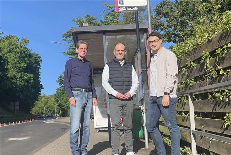 Marius Jakob (Mitte), Rudolf Kalenberg (li.) und Philip Rünz. Foto: Philip Rünz