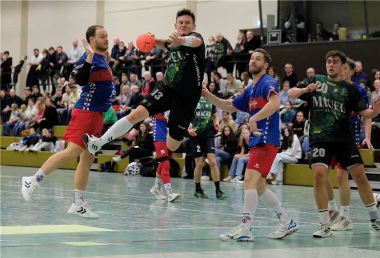 Marius Schmitz, mit 12 Toren erfolgreichster Torschütze der Hausherren, brachte die Kölner zur Verzweiflung. Copyright: Carola Laun