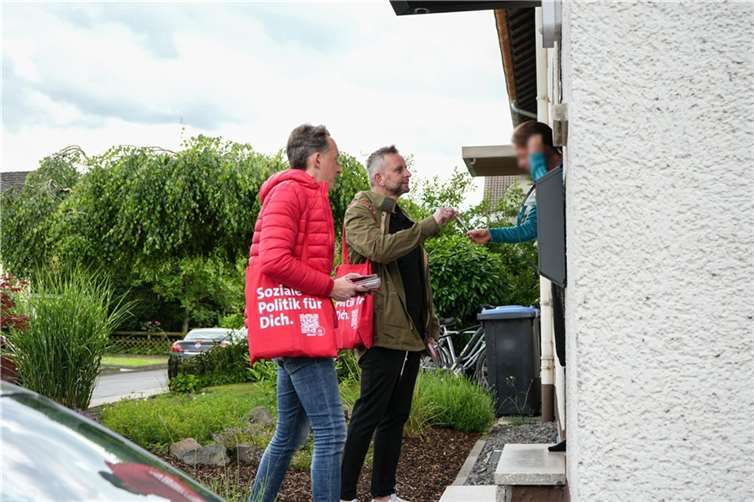 Marko Boos ging oft in den direkten Dialog mit den Bürgerinnen und Bürgern in MYK. Foto: privat