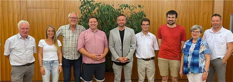 Marko Boos und der neue Vorstand der SPD Brey und Spay um Norman Nell.  Foto: privat