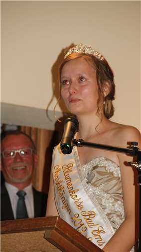 Marktkönigin Svenja Clos Eröffnungsrede.