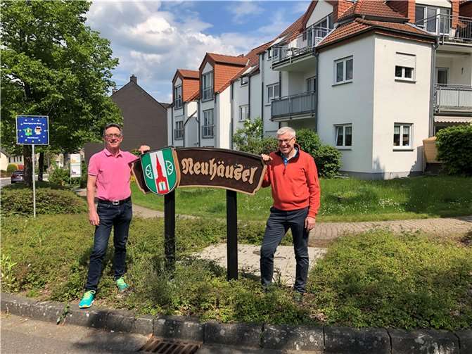 Markus Brieler, Initiator des Projekts (links) und sein Vertrauter Hanno Hofmann. Foto: privat