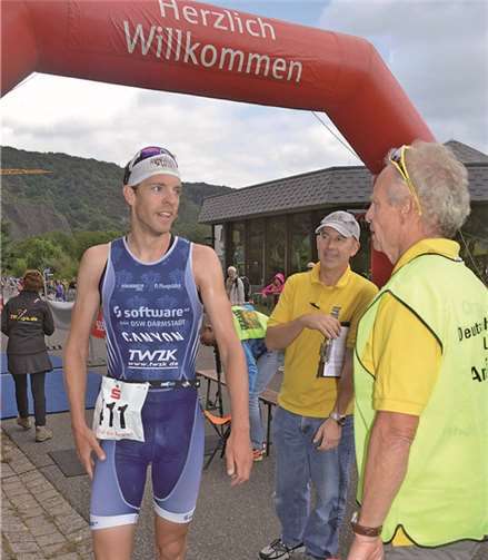 Markus Fachbach vom DSW Darmstadt sicherte sich den Gesamtsieg in einer neuen Rekordzeit.