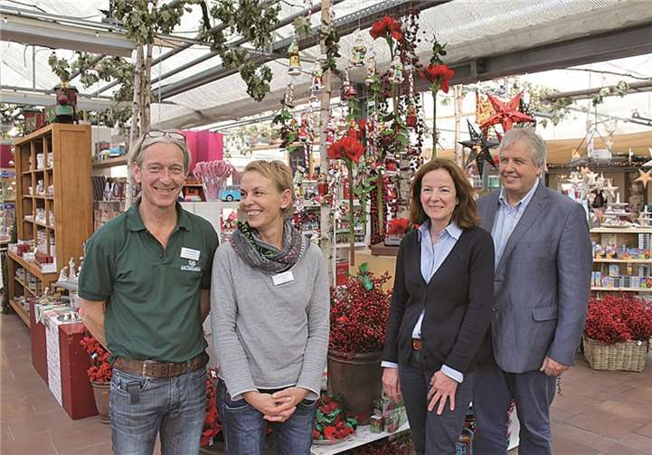 Markus Fischer, Dagmar Tacken sowie Ursula und Wilhelm Ley, die Macher des diesjährigen Marktes. WP