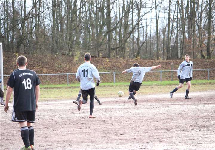 Markus Klimusch beim Torschuss zum 2:0.privat