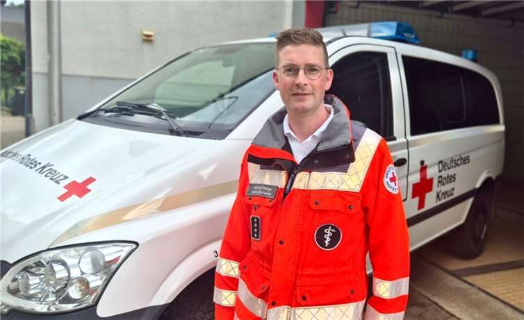 Markus Nerger, Bereitschaftsleiter beim DRK-OV Niederzissen, war mit 18 Jahren zum ersten Mal als ehrenamtlicher Helfer bei Rock am Ring im Einsatz und feiert heuer sein 20-jähriges Jubiläum.  Foto:Klaus Schneider / DRK-OV Niederzissen)