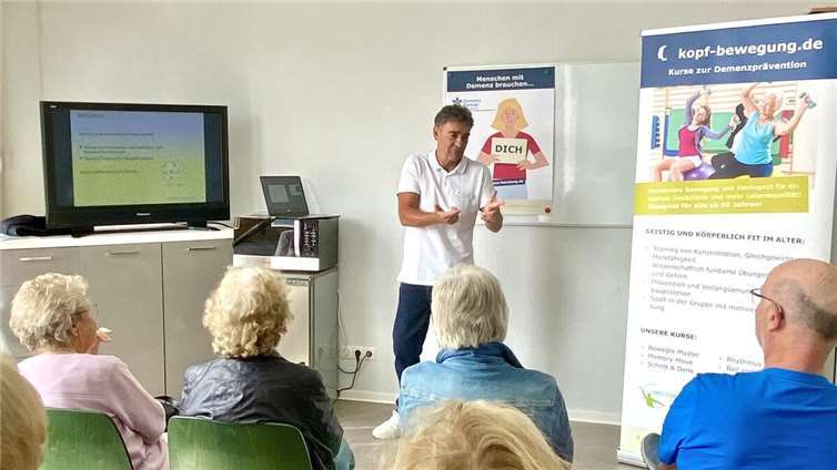 Markus Neumann erläuterte im Pro Corpus in Bad Neuenahr wirksame Strategien zur Demenzprävention. Foto: Pro Corpus Physiotherapie