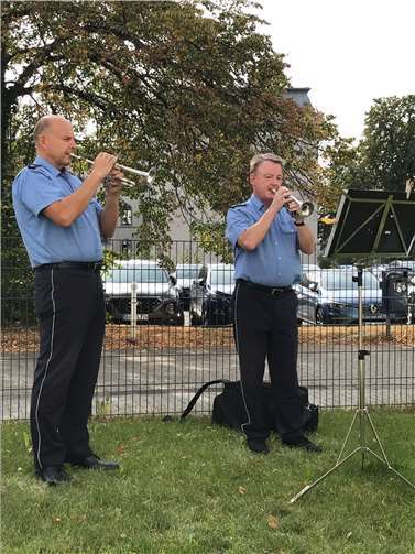 Markus Privat und Edi Sager musizierten mit großer Freude. Foto: privat