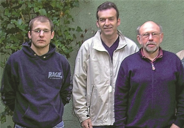 Markus Schäfer, Stefan Weinand und Bernd Eisbach hielten die BSC-Pistolenschützen konkurrenzfähig. privat