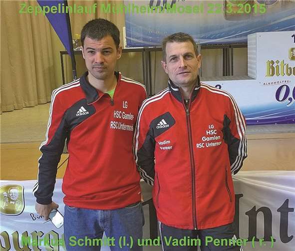 Markus Schmitt (l.) und Vadim Penner in Mühlheimprivat