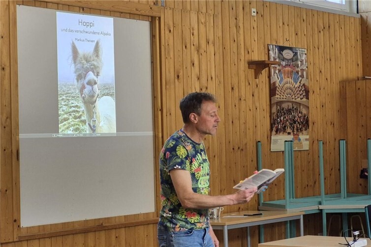 Markus Theisen bei der Lesung