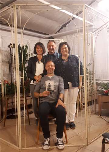 Markus Theisen las aus seinem aktuellen Roman vor.Foto: privat