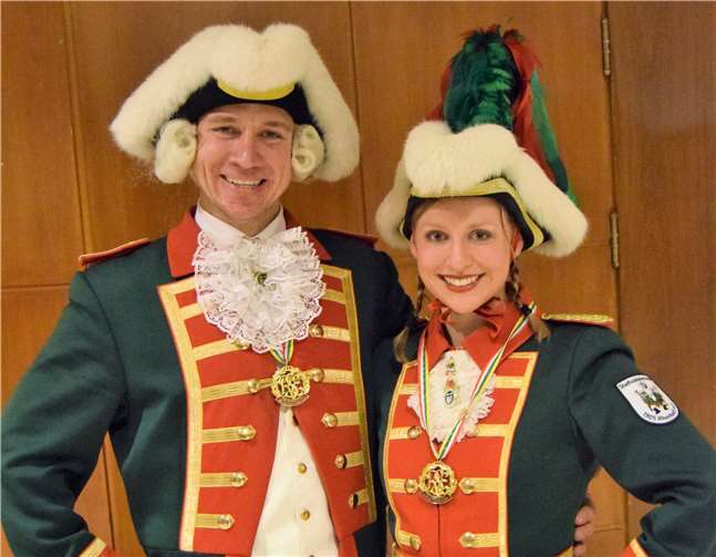 Markus und Bianca Lenders wurdenmit dem Verdienstorden in Gold ausgezeichnet.