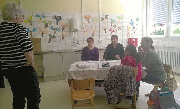 Marlene Fuhrmann hat die Gruppe zum Sprechen gebracht. privat