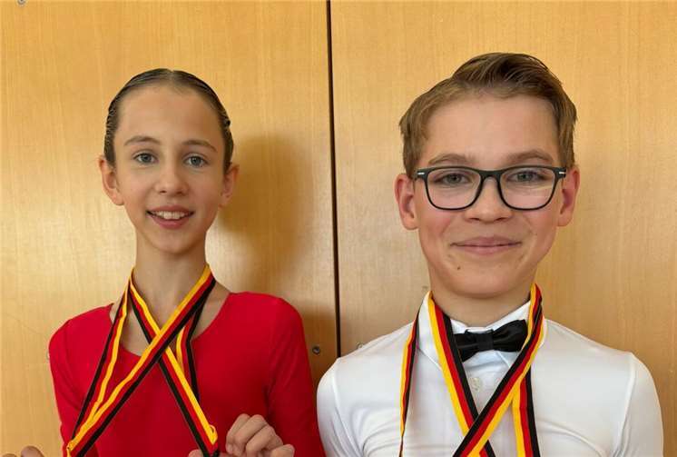 Marlene Schleier und Jan-Eric Lehmann haben bei den Landesmeisterschaften einen Doppelsieg errungen. Foto: privat 