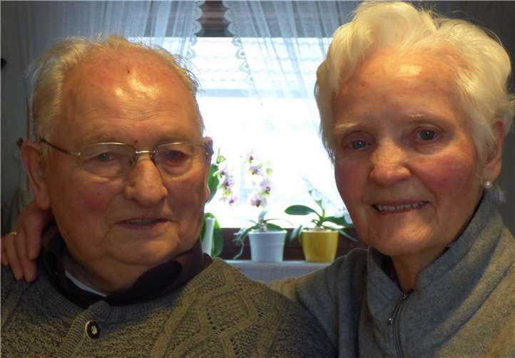 Marlene und Robert Lay feiern Diamantene Hochzeit.Fotos: privat