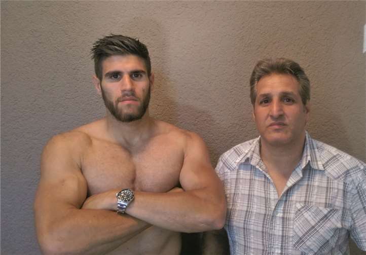 Marlon Reinhardt wird von seinem Vater unterstützt. privat