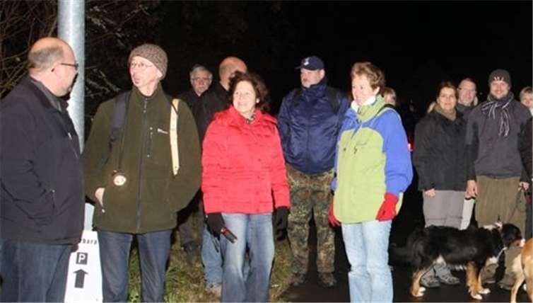 Marschiert wird bei jedem Wetter - die Altvorderen konnten sich das Wetter auch nicht aussuchen!privat