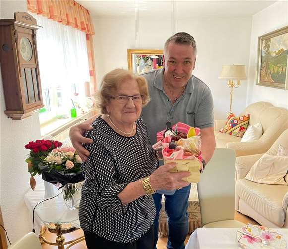 Marta Probst freute sich über die Glückwünsche. Foto: privat