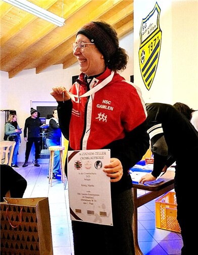 Martha König - freute sich für 2026 - nach dem Erfolg 2024 - diemal auch über Silber.