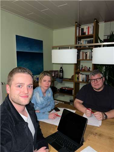 Martin Diedenhofen, Lana Horstmann und Michael Mahlert. Foto: privat