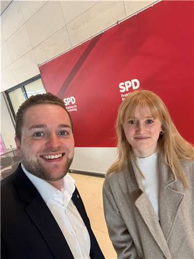 Martin Diedenhofen mit Laura Mohr.  Foto: Martin Diedenhofen