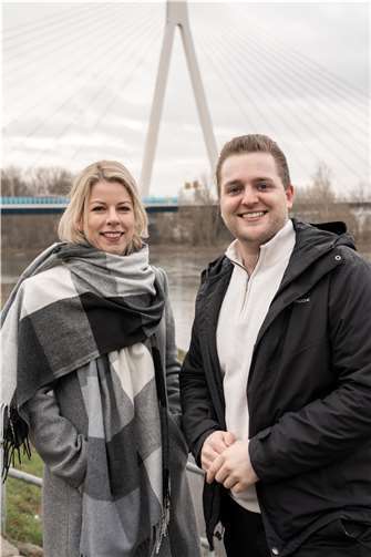 Martin Diedenhofen und Lana Horstmann  Foto: Martin Schmitz