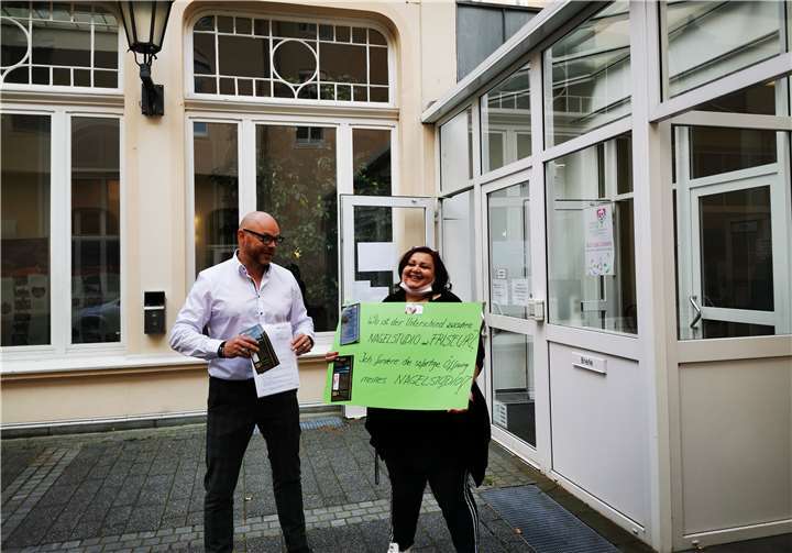 Martin Kallweitt mit Elsa Zrock. Foto: privat