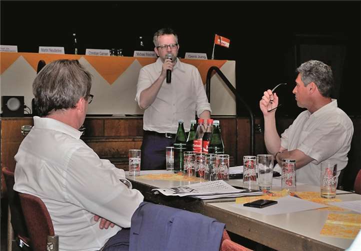 Martin Schmitz bei seinem Auftaktvortrag.