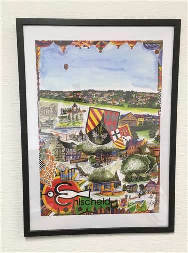 Martin Schmitz erstellte nun auch ein Portait von Ehlscheid. Foto: Touristik-Verband Wiedtal e.V.