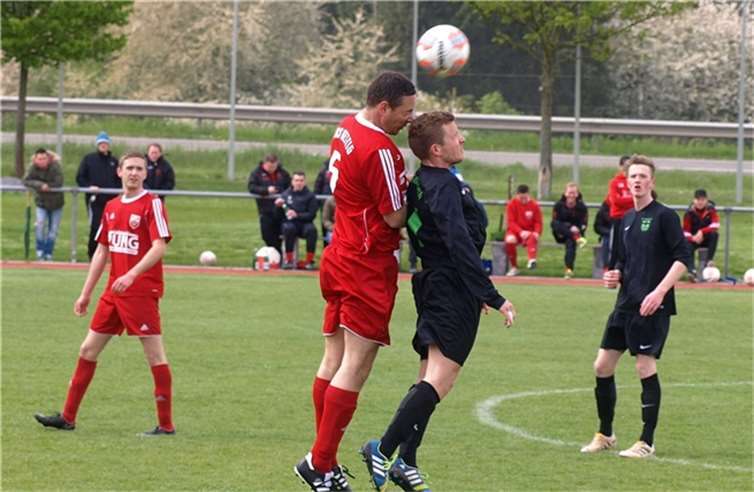 Martin Schüller war der Turm in der Abwehr. privat