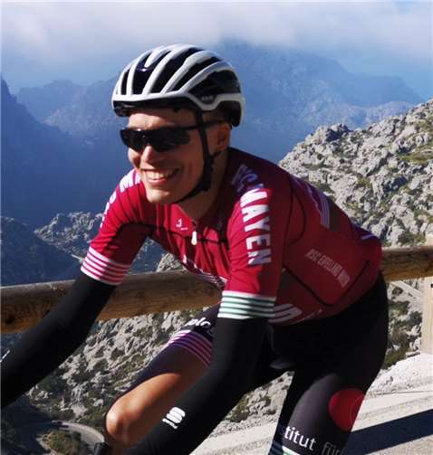 Martin Stahl im Trainingslager auf Mallorca.Quelle: RSC Mayen