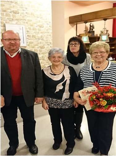 Martina Meurer wurde für 40 Jahre Mitgliedschaft geehrt. privat