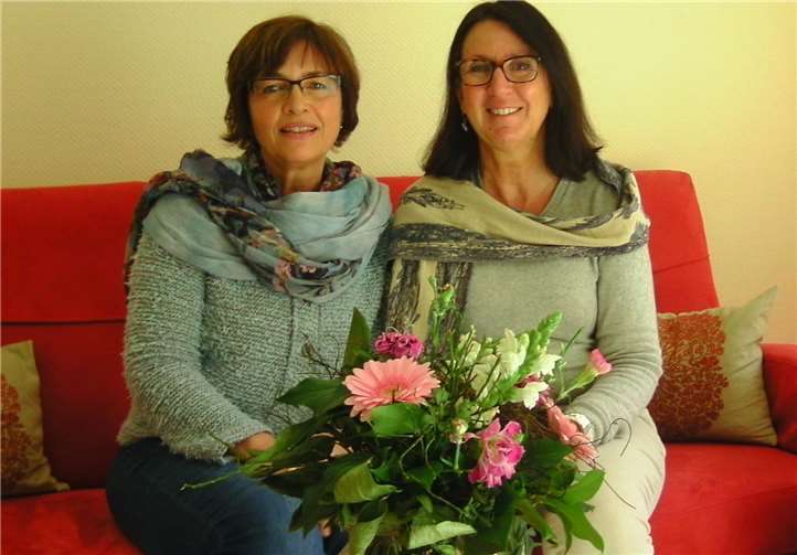 Martina Steffens und Cornelia Klein-Orth stehen Trauernden zur Seite und unterstützen diese.privat