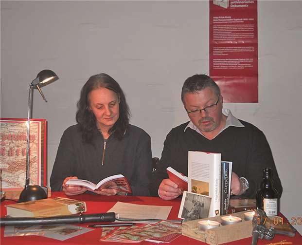 Martina Wolff und Ralf Hermann lasen gemeinsam.