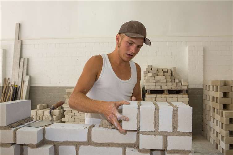 Marvin Schmitz aus Hambuch hatte bei den Maurern die Nase vorn.