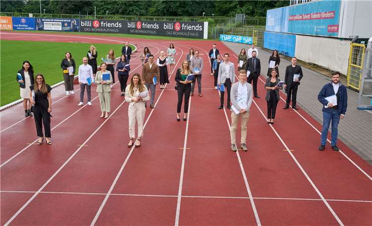 Master-Absolvierende der Architektur. Fotos: Hochschule Koblenz/Frey